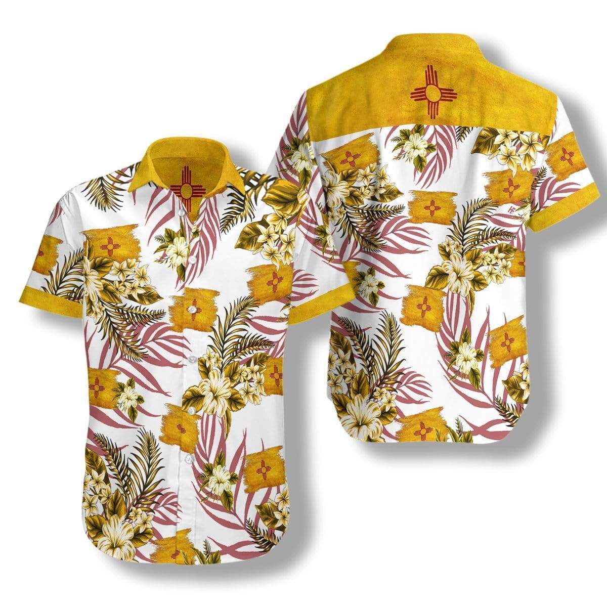 Hawaiian Aloha Shirts New Mexico Proud