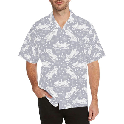 Snowmobile Print Design Hawaiian Shirt