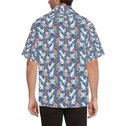 Bunny Pattern Print Design Hawaiian Shirt
