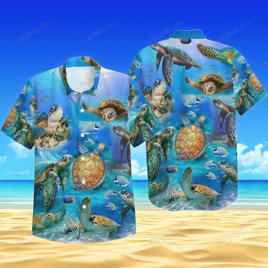 Sea Turtle Hawaiian Shirt | For Men & Women | Adult | HW5348