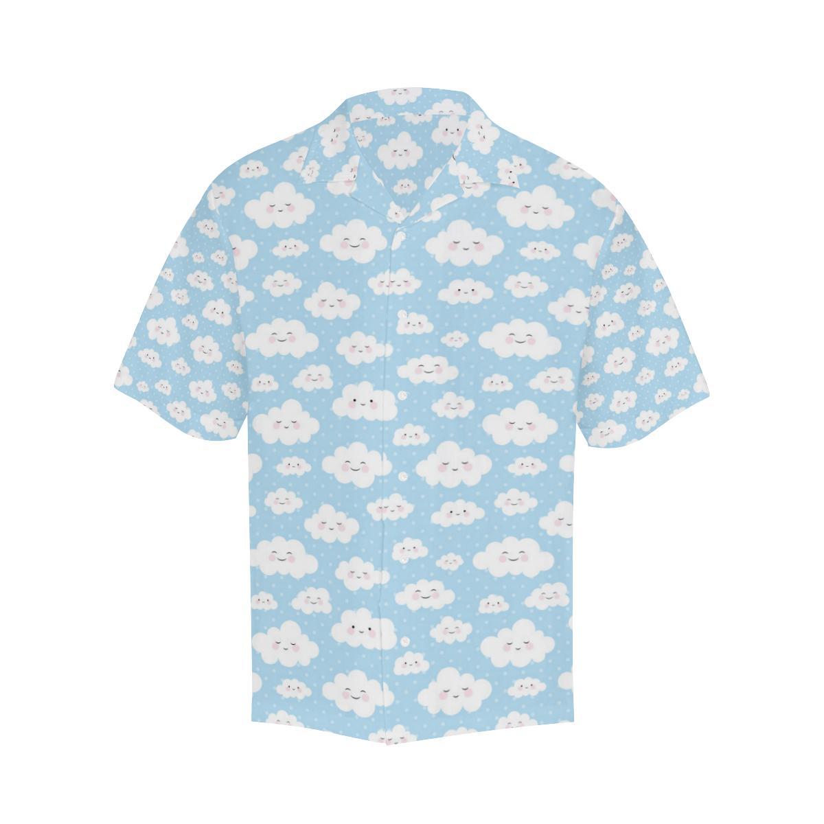 Cloud Pattern Print Design Hawaiian Shirt
