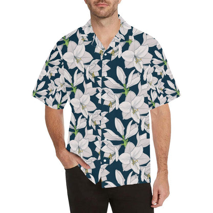 Amaryllis Pattern Print Design Hawaiian Shirt