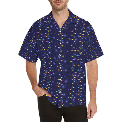 Christmas Light Pattern Print Design Hawaiian Shirt