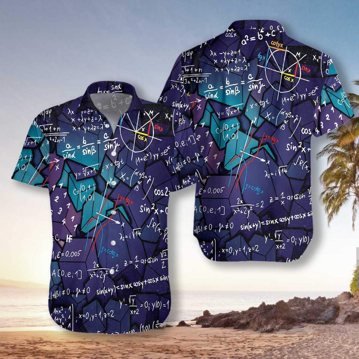 Hawaiian Aloha Shirts I Love Math