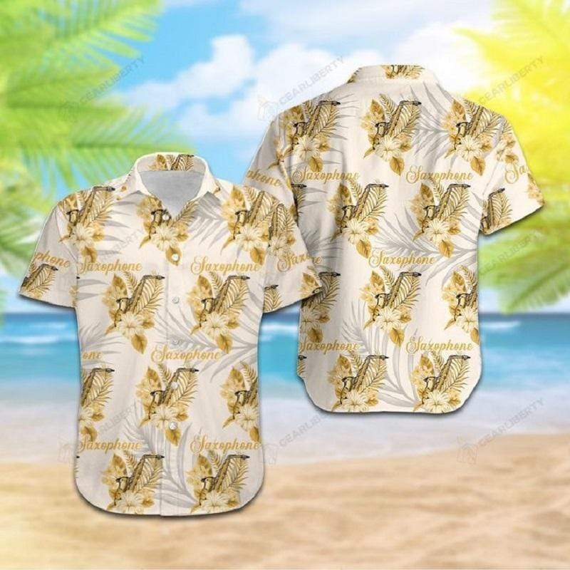 Saxophone Music Make Your Life Hawaiian Unisex Shirts #DH