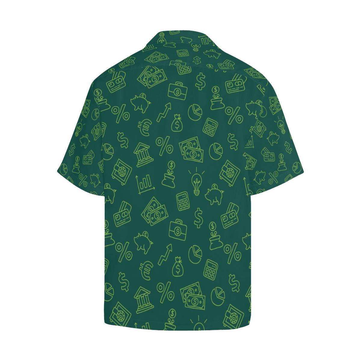 Accounting Financial Pattern Print Design Hawaiian Shirt