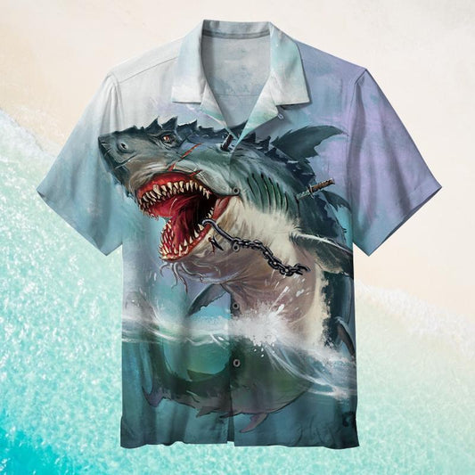 Shark Hawaiian Shirt | For Men & Women | Adult | HW5800