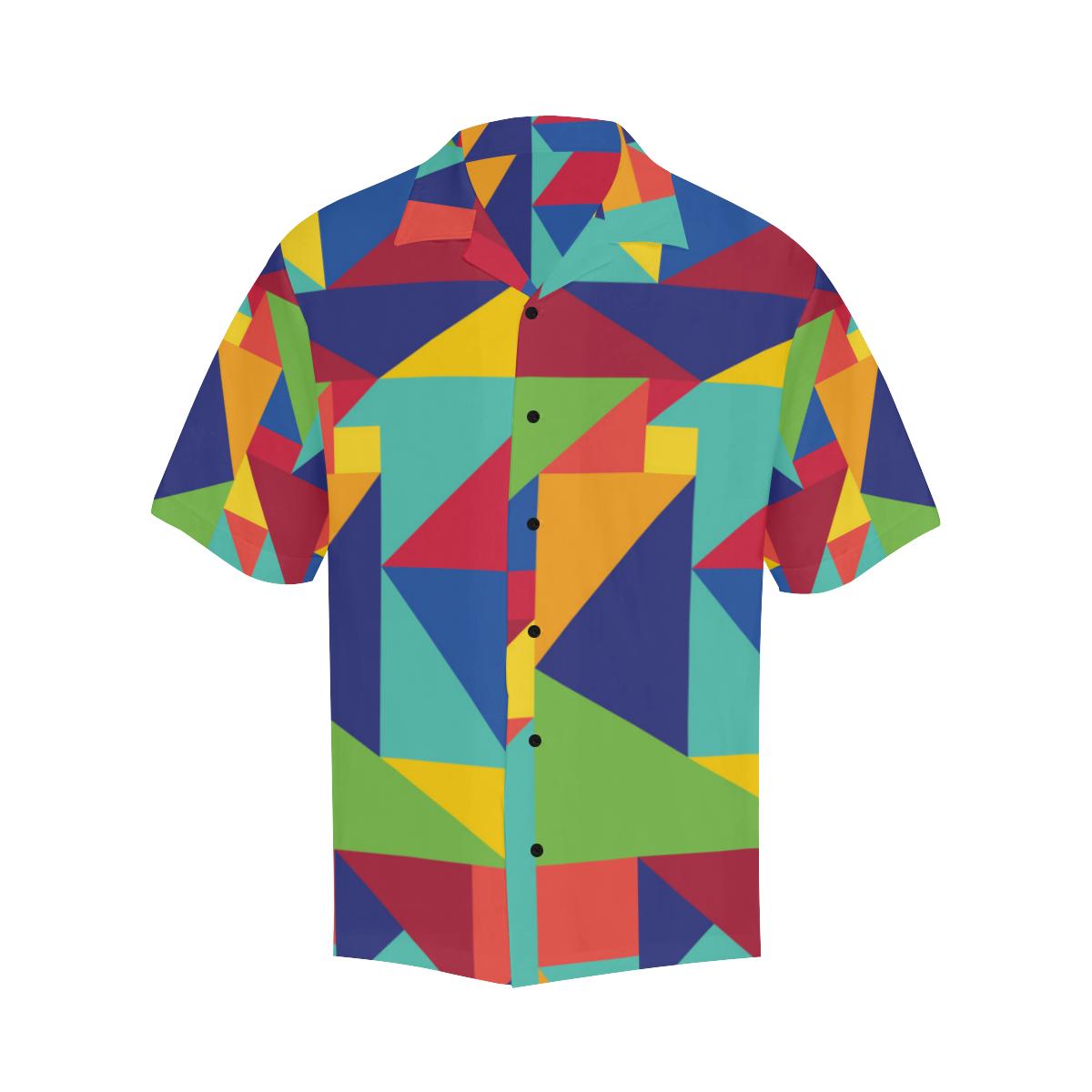 Mosaic Pattern Print Design Hawaiian Shirt