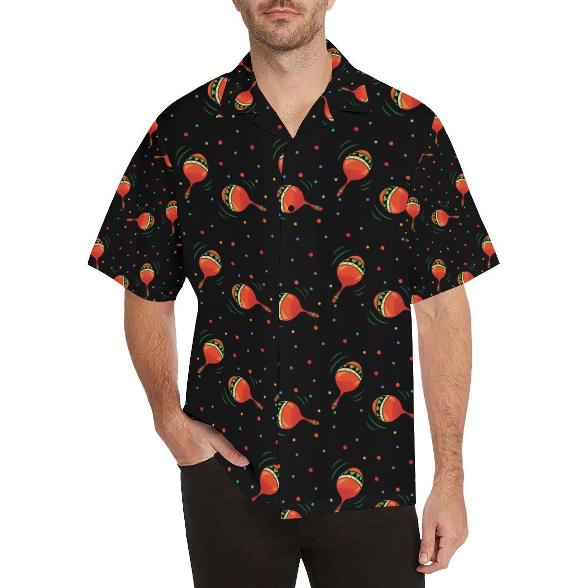 Maracas Pattern Print Design Hawaiian Shirt