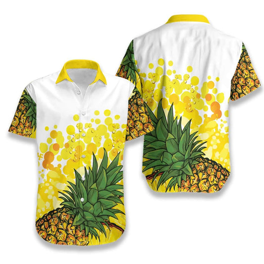 Pineapple Pattern Hawaiian Aloha Shirts