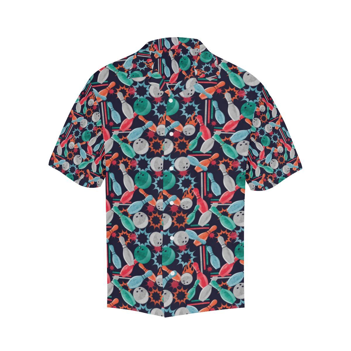 Bowling Pattern Print Design Hawaiian Shirt