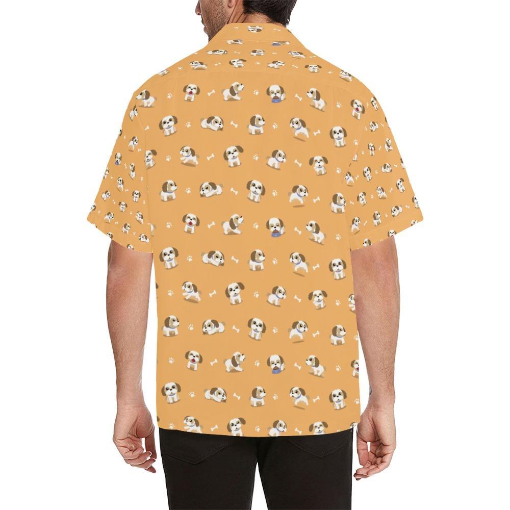Shih Tzu Print Design Hawaiian Shirt