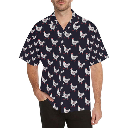 Chicken Pattern Print Design Hawaiian Shirt