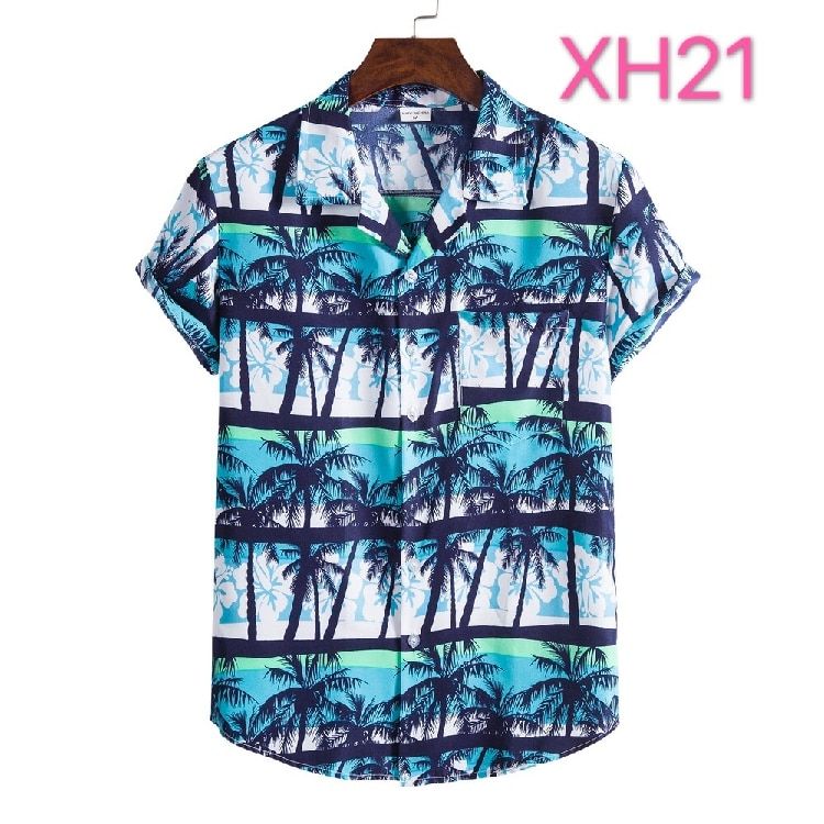 Coconut Tree  Blue Amazing Design Unisex Hawaiian Shirt For Men And Women Dhc17064193