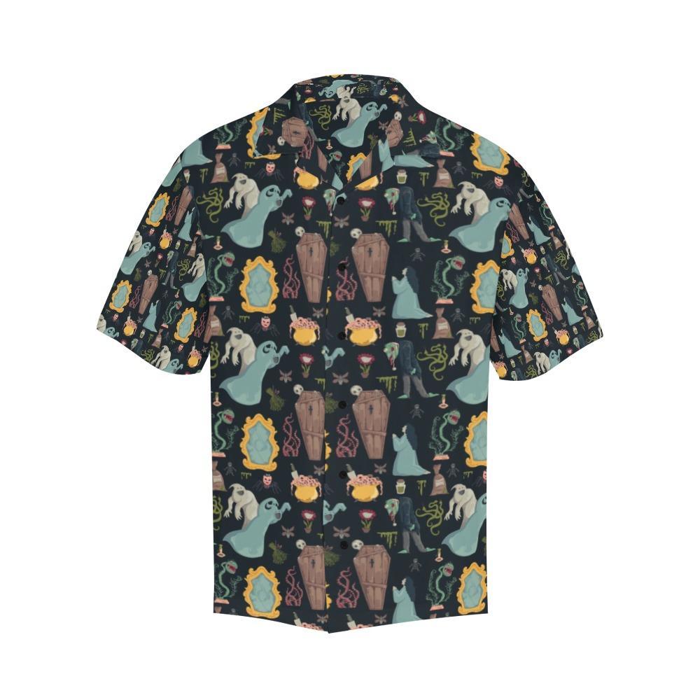 Creepy Print Design Hawaiian Shirt