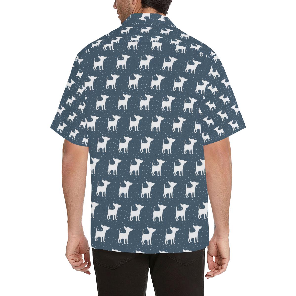 Chihuahua Pattern Print Design Hawaiian Shirt