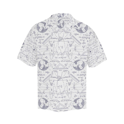 Math Pattern Print Design 03 Mens All Over Hawaiian Shirt