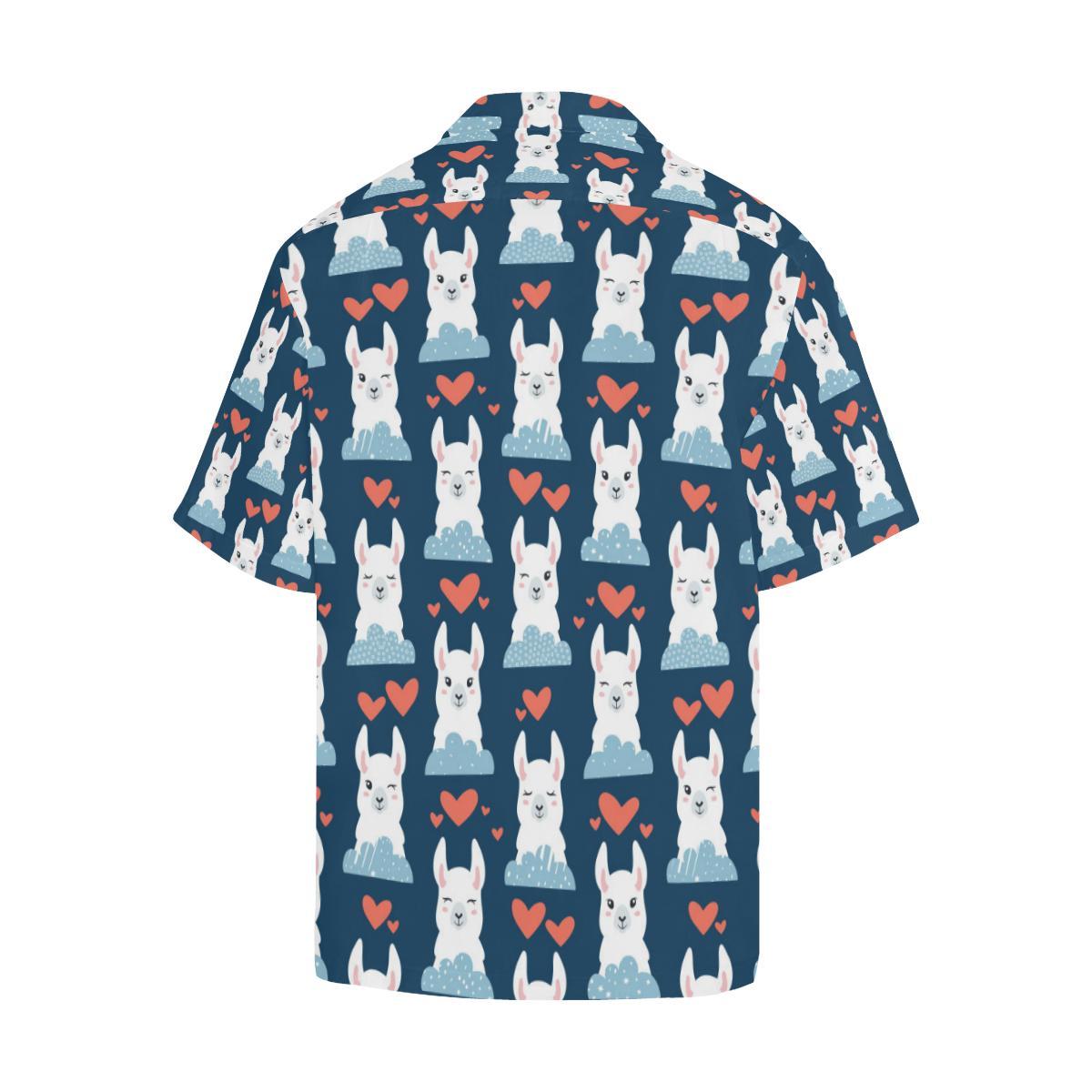 Alpaca Love Pattern Print Design Hawaiian Shirt