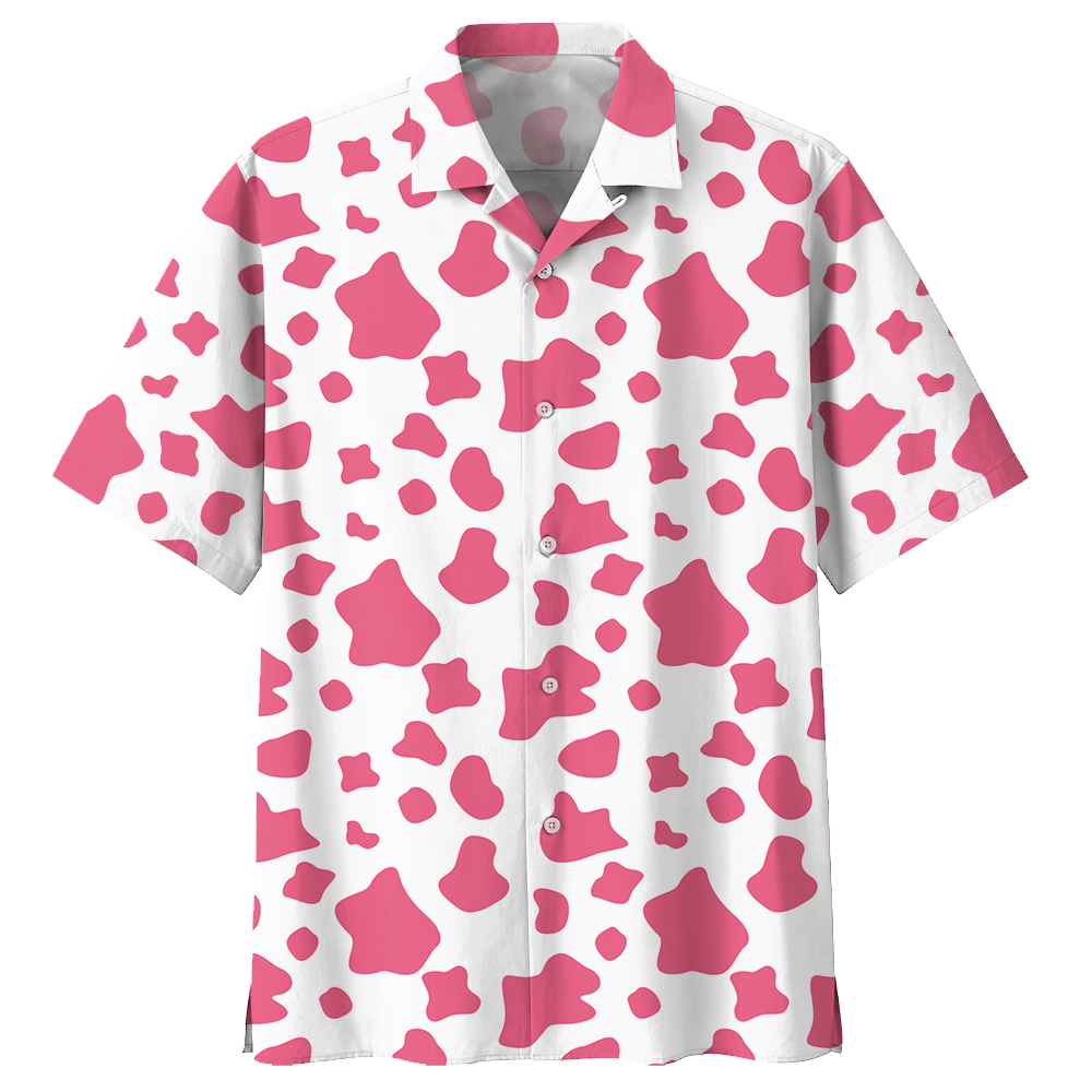 Cow  White Unique Design Unisex Hawaiian Shirt For Men And Women Dhc17063766