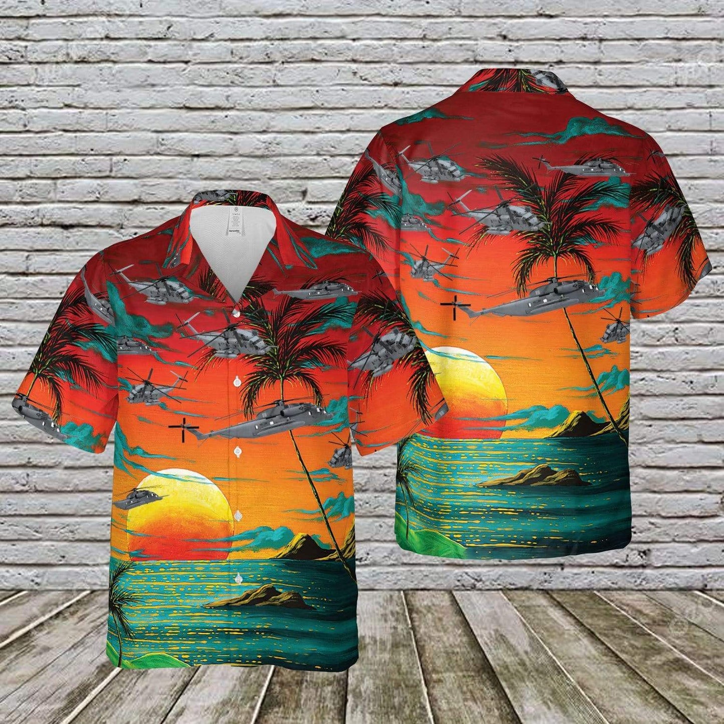 Sikorsky Mh-53 Pave Low Unisex Hawaiian Shirts - Beach Shorts #290621H