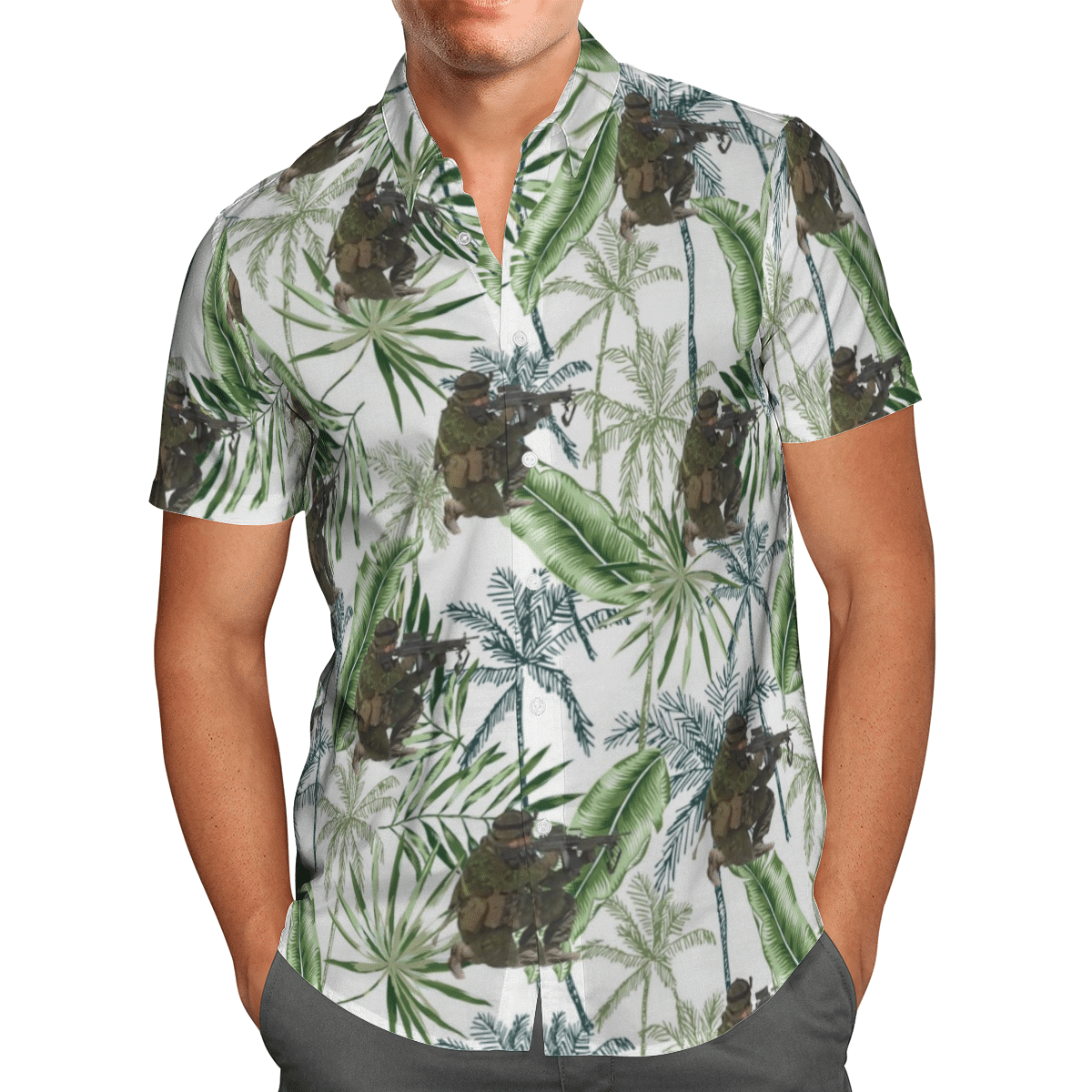 Canadian Army   White Nice Design Unisex Hawaiian Shirt For Men And Women Dhc17063175