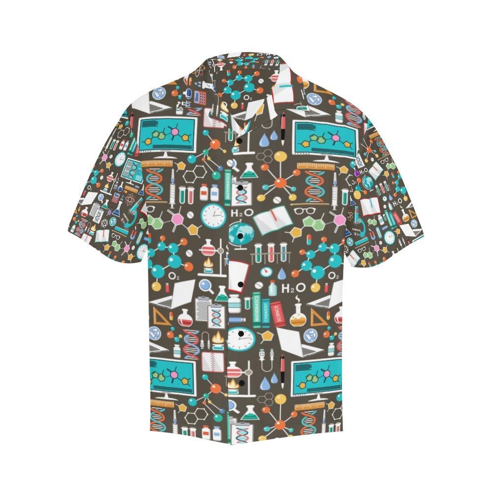 Science Print Design Hawaiian Shirt