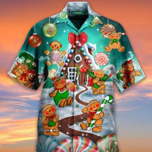 Happy Cookie With Christmas Hawaiian Shirts