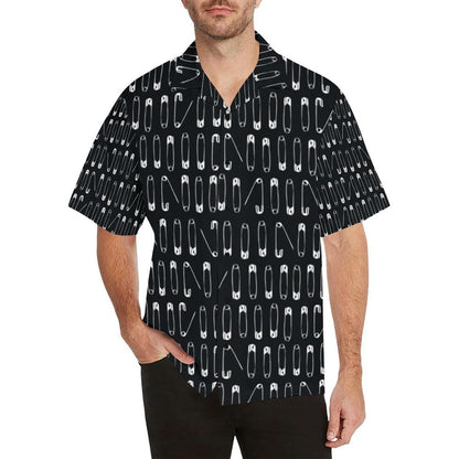 Safety Pin Print Design Hawaiian Shirt