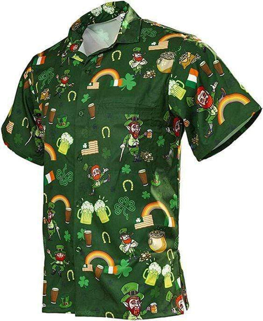 Hawaiian Aloha Shirts St Patrick's Day Irish And Beer