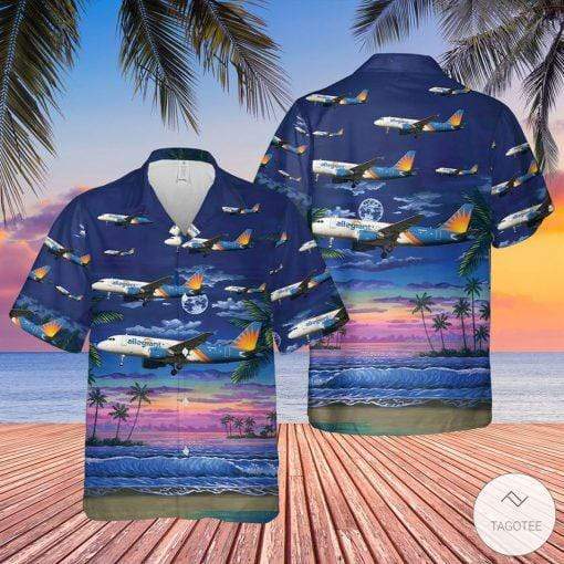 Allegiant Air Airbus A319-111 Aloha Hawaiian Shirts Or Shorts #Kv