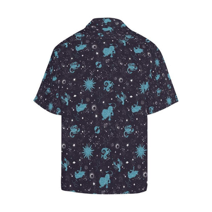 Zodiac Print Design Hawaiian Shirt