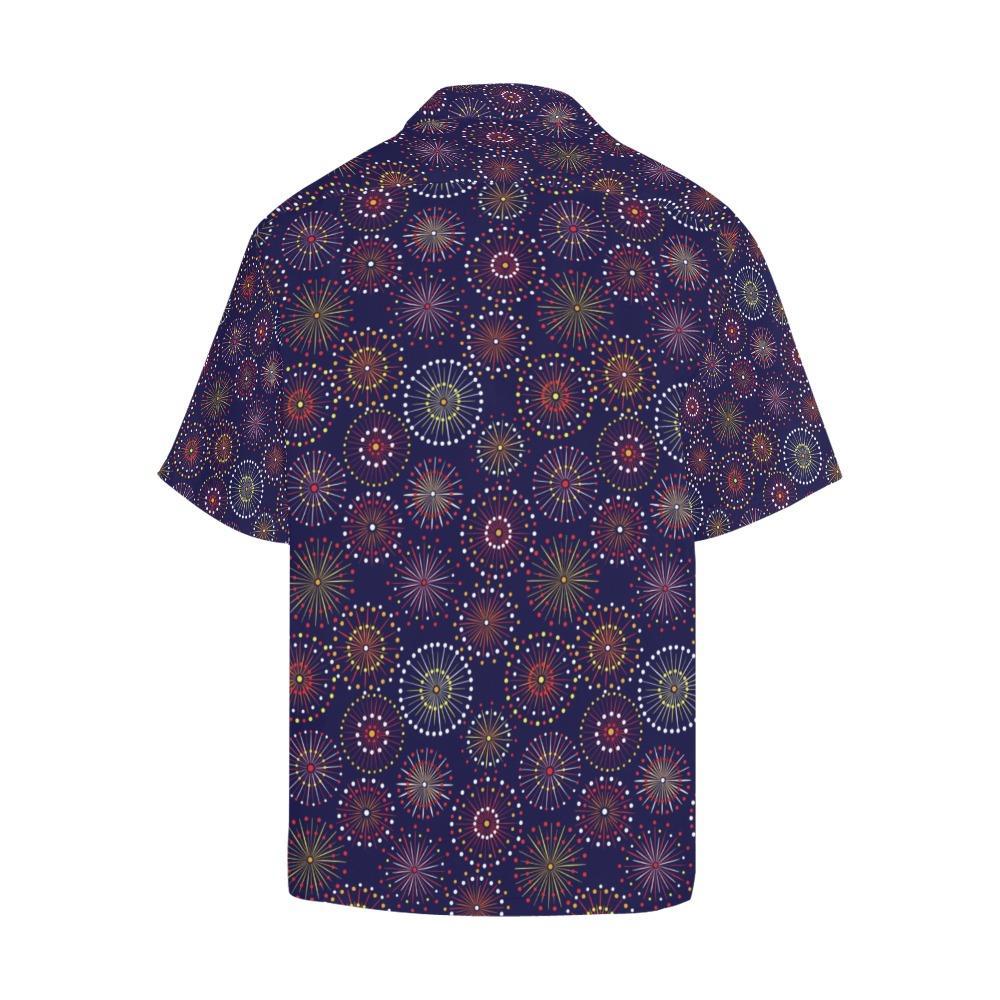 Firework Flower Style Print Design Lks3 Hawaiian Shirt
