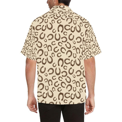 Horseshoe Print Design Hawaiian Shirt