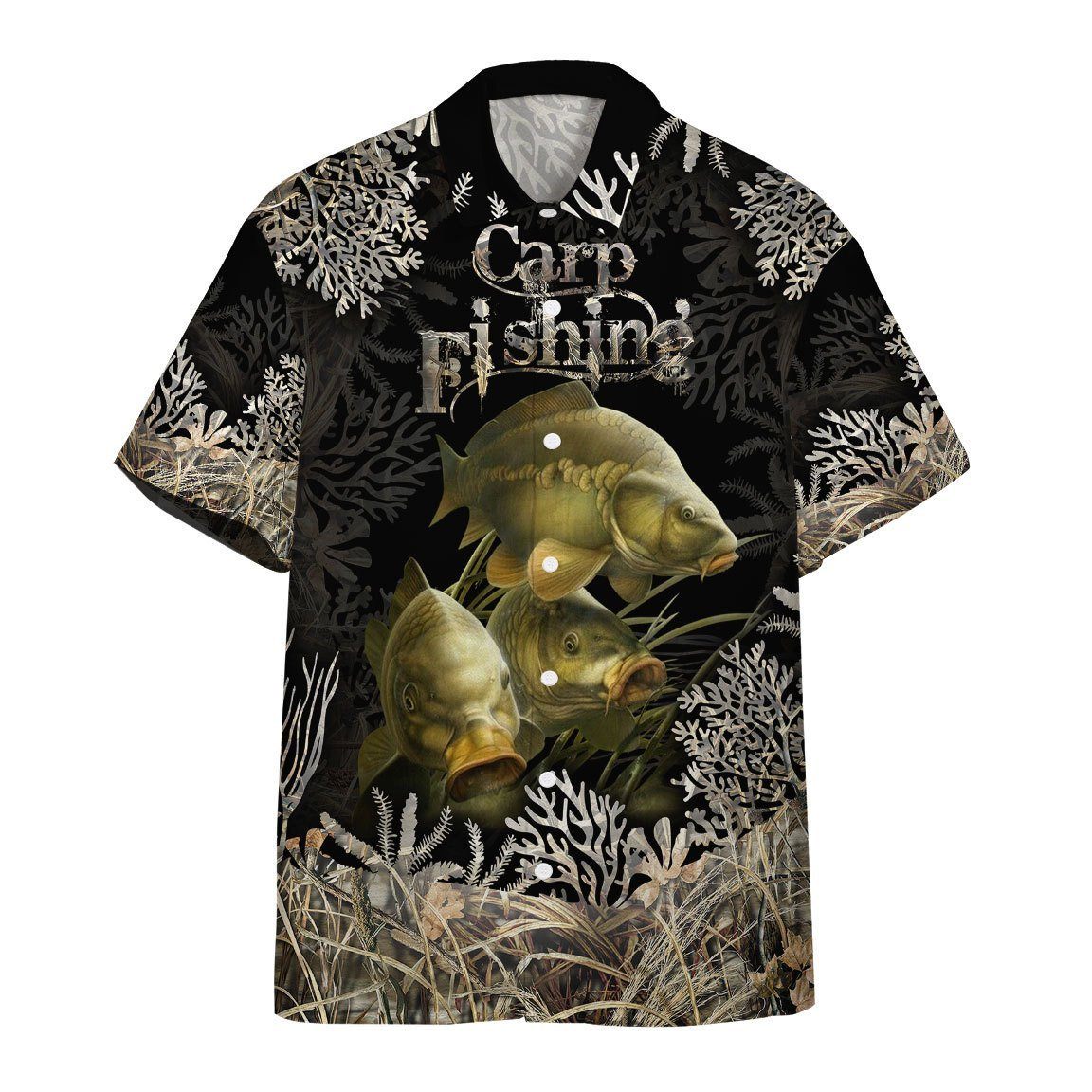  3D Carp Fishing Hawaii Shirt