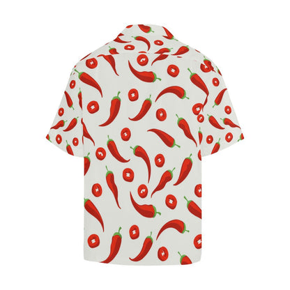 Chili Pattern Mens All Over Print Hawaiian Shirt