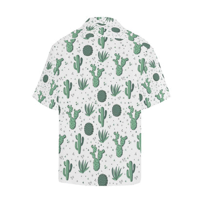 Cactus Pattern Mens All Over Print Hawaiian Shirt