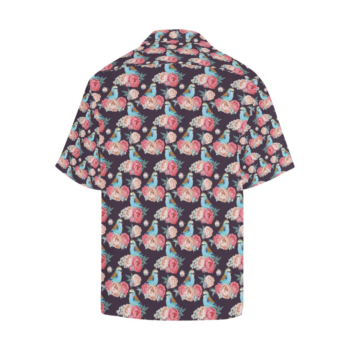 Bluebird Pattern Print Design Hawaiian Shirt