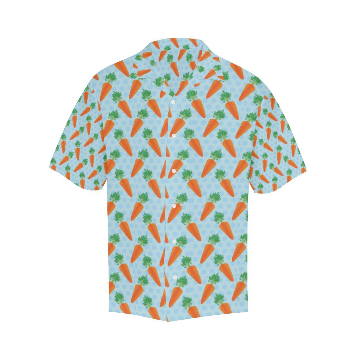 Carrot Pattern Print Design Hawaiian Shirt