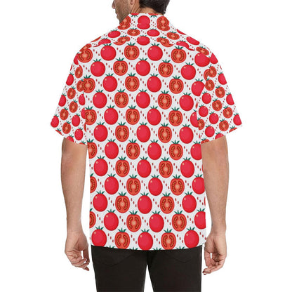Tomato Pattern Mens All Over Print Hawaiian Shirt