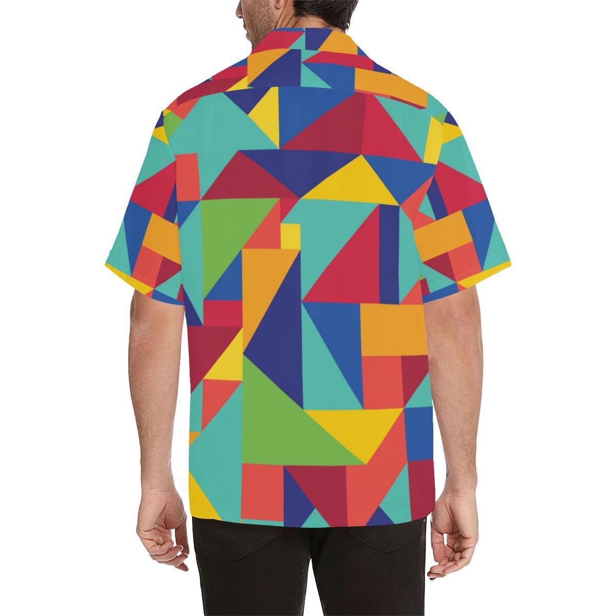 Mosaic Pattern Print Design Hawaiian Shirt