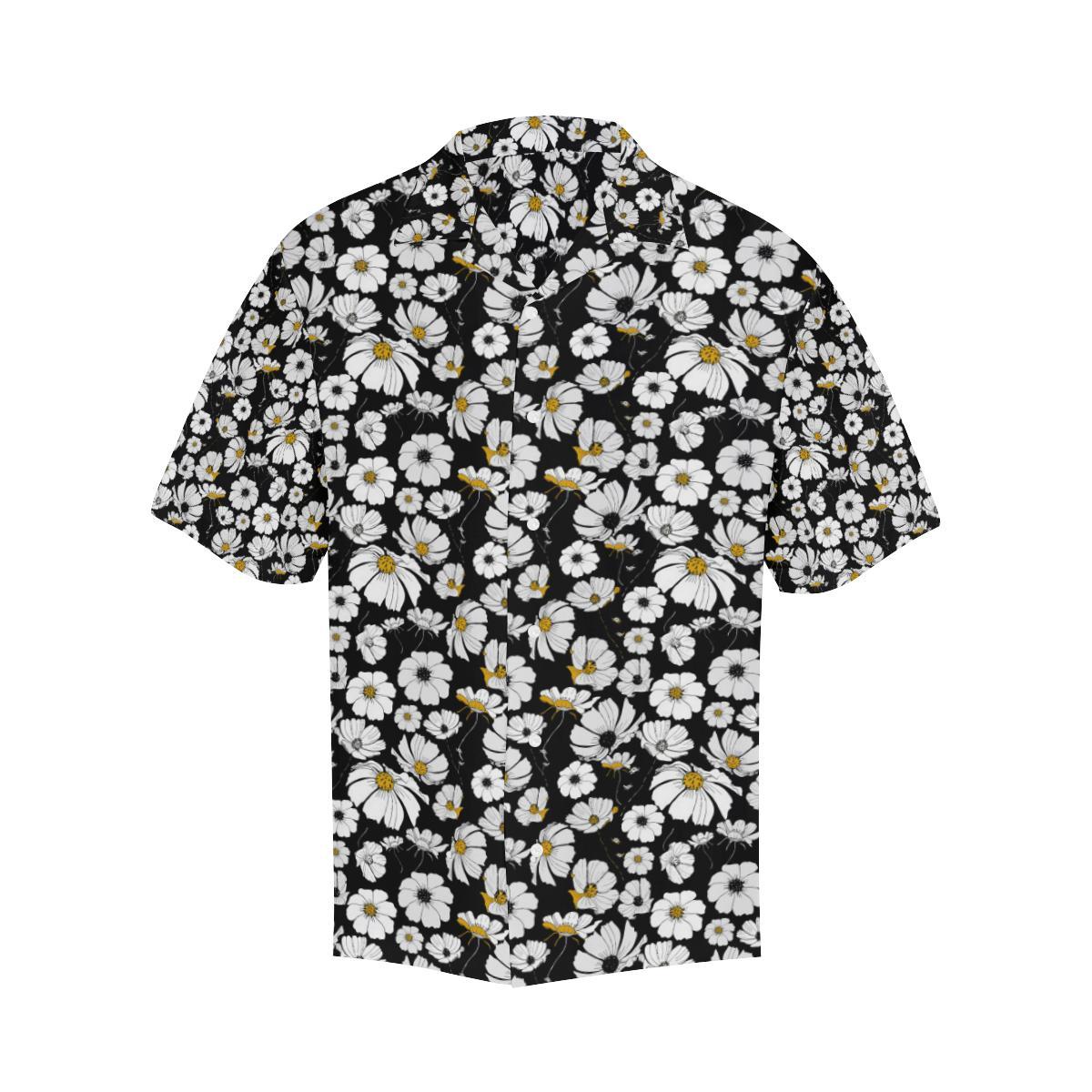 Daisy Pattern Print Design Hawaiian Shirt