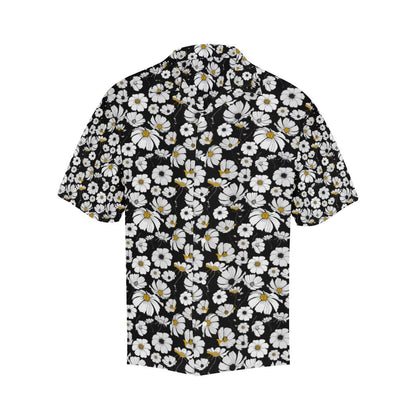 Daisy Pattern Print Design Hawaiian Shirt