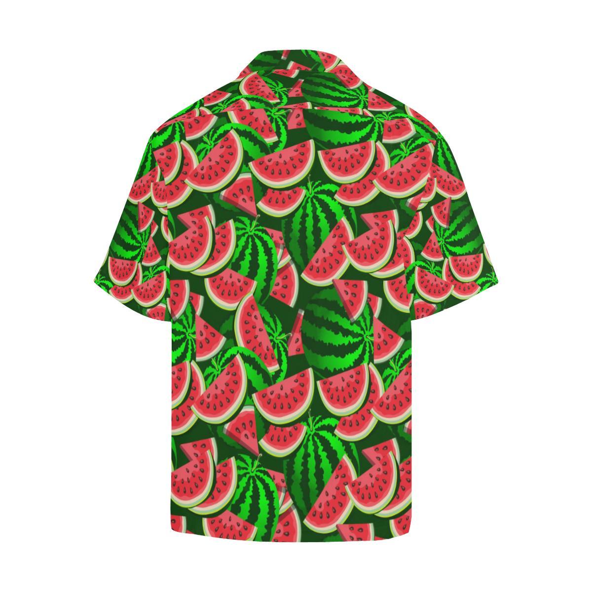 Watermelon Pattern Theme Mens All Over Print Hawaiian Shirt