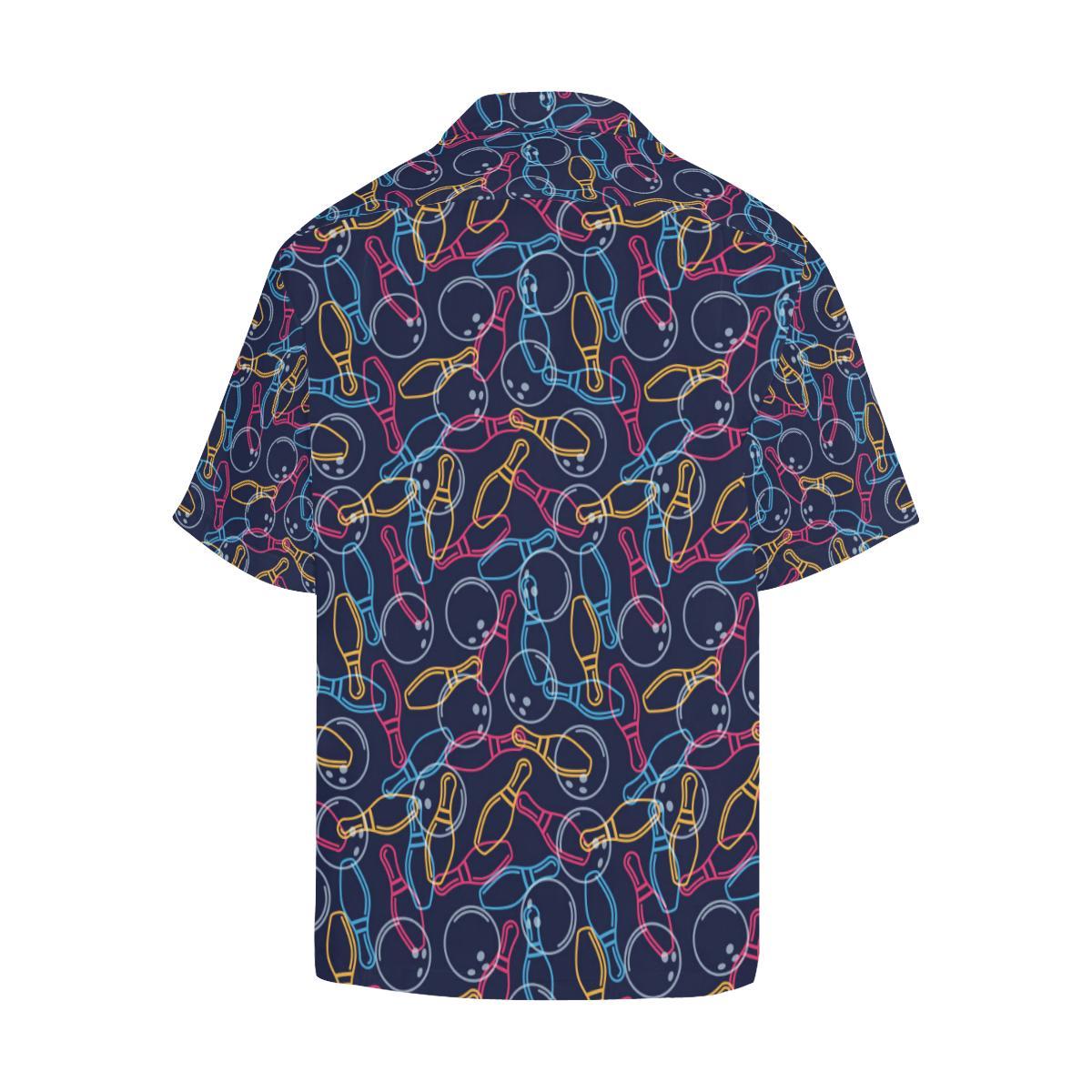 Bowling Pattern Print Design Hawaiian Shirt