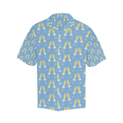 Champagne Pattern Print Design Hawaiian Shirt