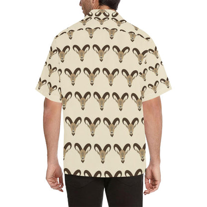 Goat Pattern Print Design Hawaiian Shirt