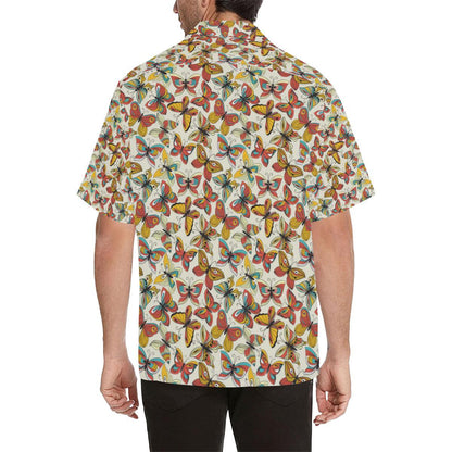 Butterfly Pattern Print Design Hawaiian Shirt