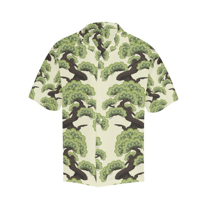 Bonsai Pattern Mens All Over Print Hawaiian Shirt
