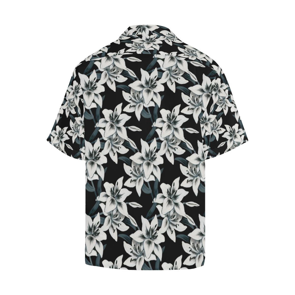 Lily Pattern Print Design Hawaiian Shirt