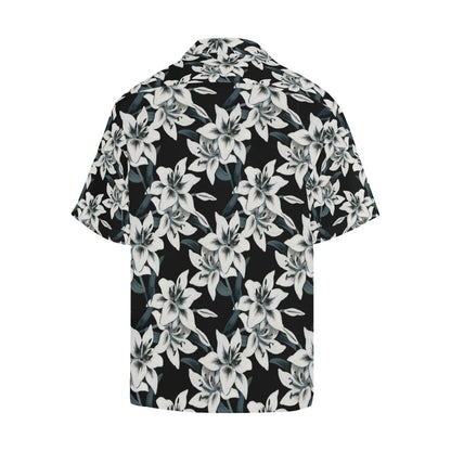 Lily Pattern Print Design Hawaiian Shirt